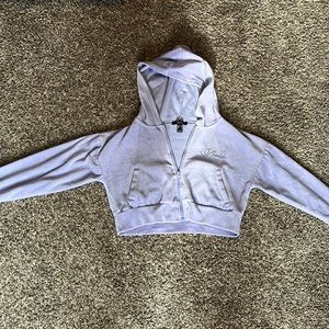 Forever 21 Cropped Zip Up Jacket